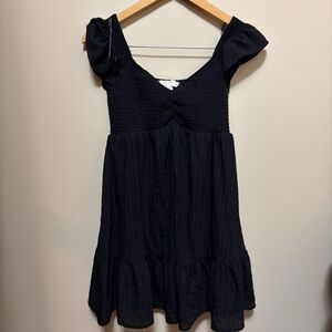 Elegant Black Midi Dress